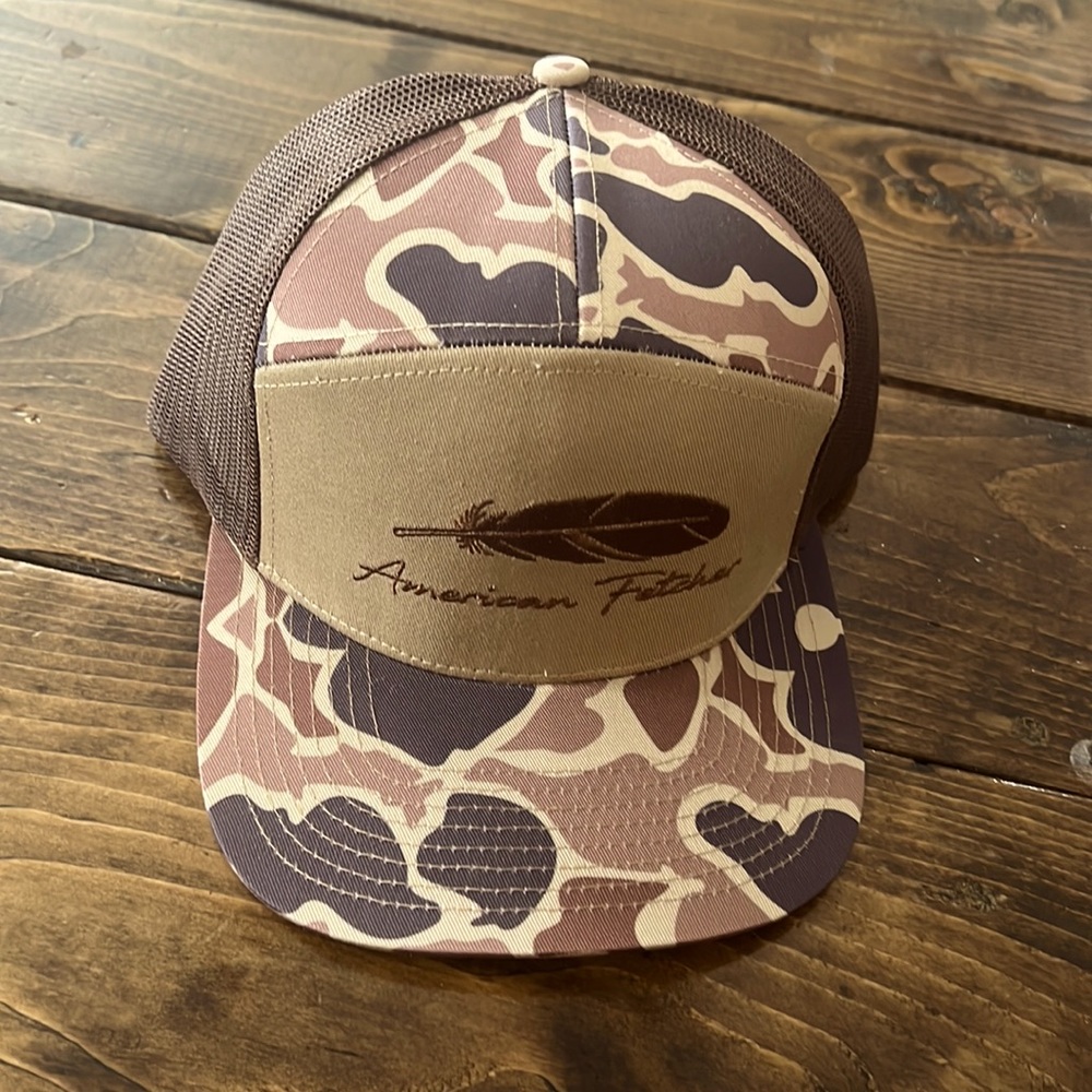 Brand new, never worn American Fetcher hat. Richii camo series.